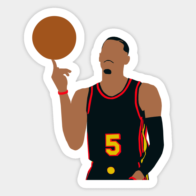 Dejounte Murray Hawks Sticker by xRatTrapTeesx